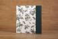 Preview: Handmade album with olive motif and linen spine